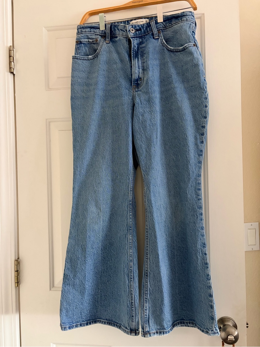 Abercrombie & Fitch Light Blue Flare Jeans